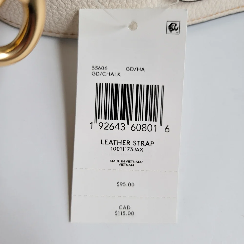 NWT Coach Crossbody Strap in Chalk - Picture 5 of 8